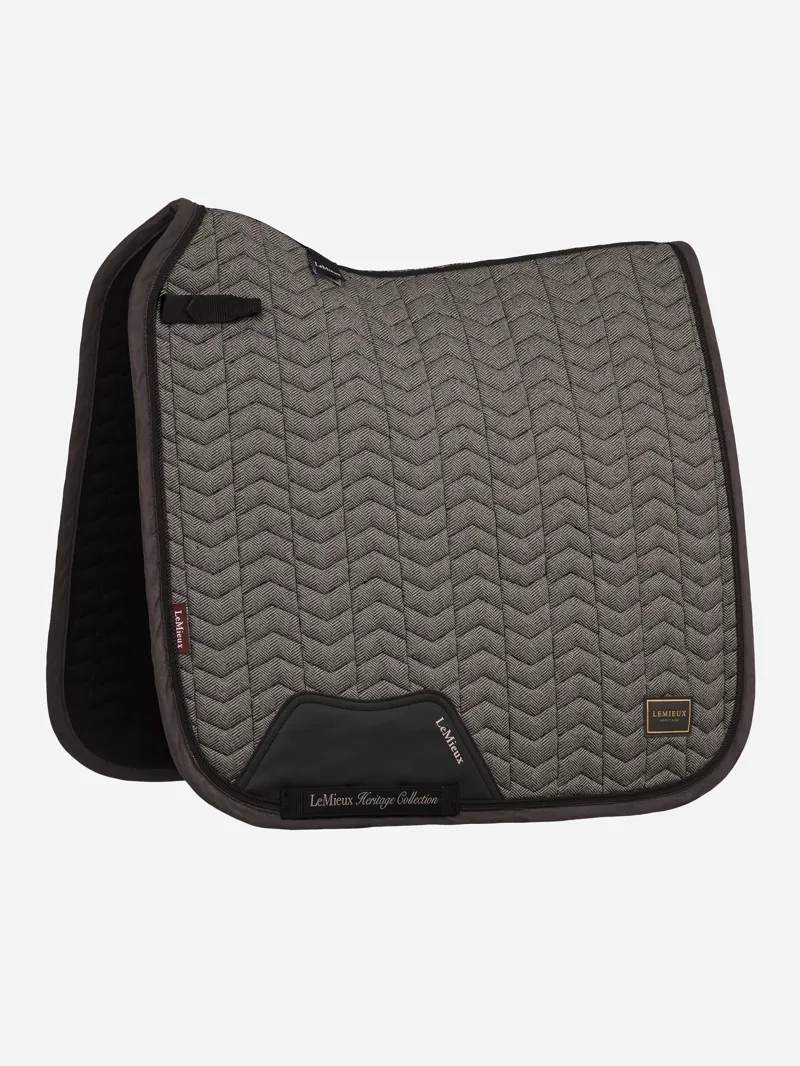 LeMieux Heritage Herringbone Dressage Square - Cocoa