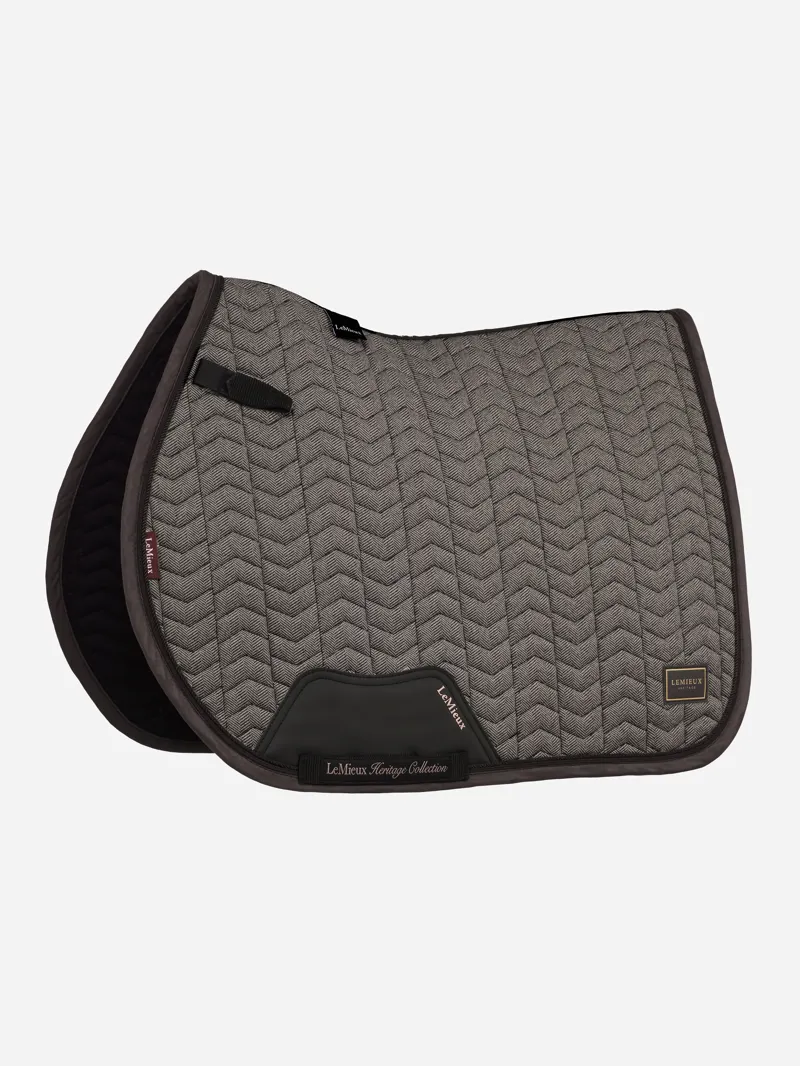 LeMieux Heritage Herringbone Jump Square - Cocoa