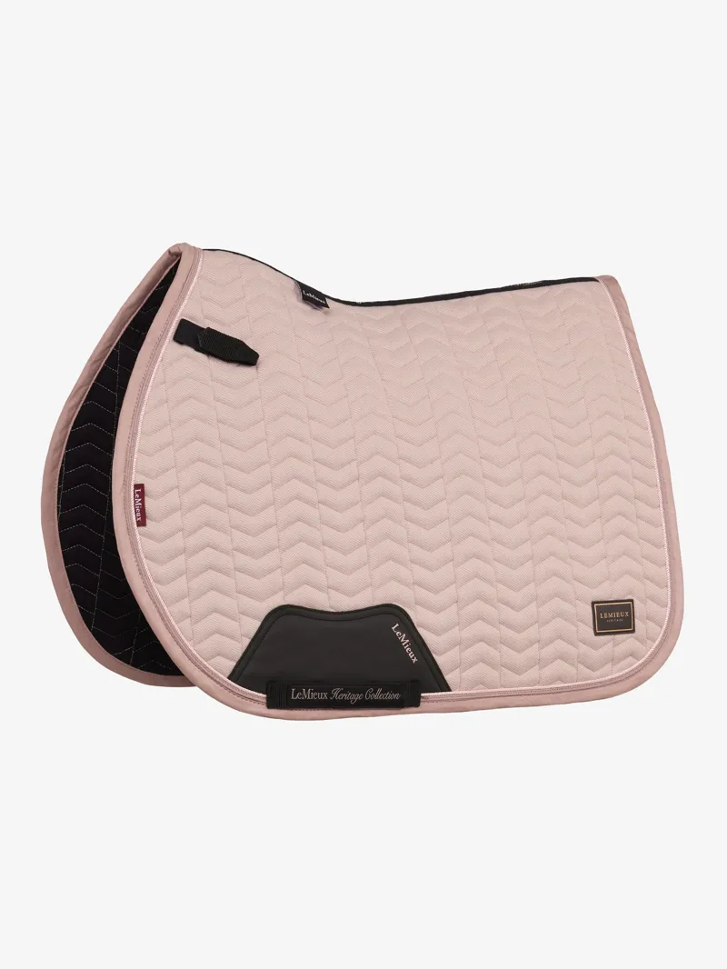 LeMieux Heritage Herringbone Jump Square - Wild Rose