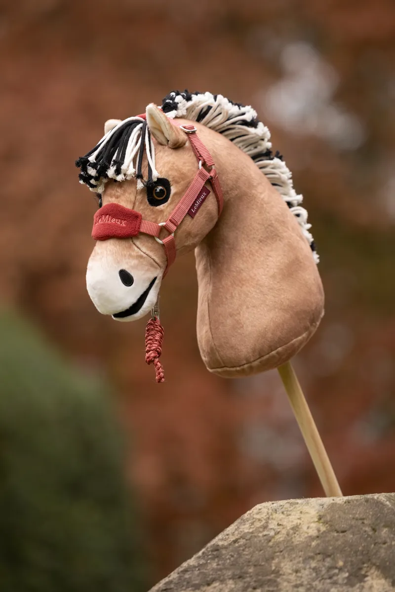 LeMieux Hobby Horse Vogue Headcollar and Leadrope - Spiced Earth-1