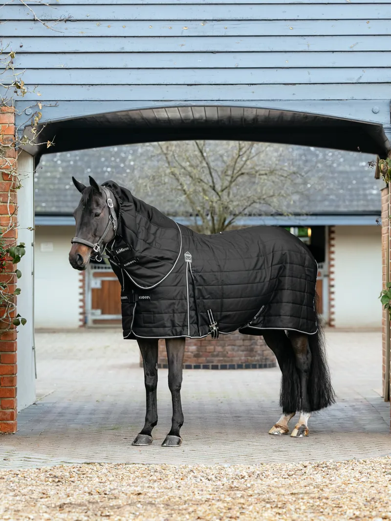 LeMieux Kudos ClimaCore Stable Rug with Neck 100g - Black-1