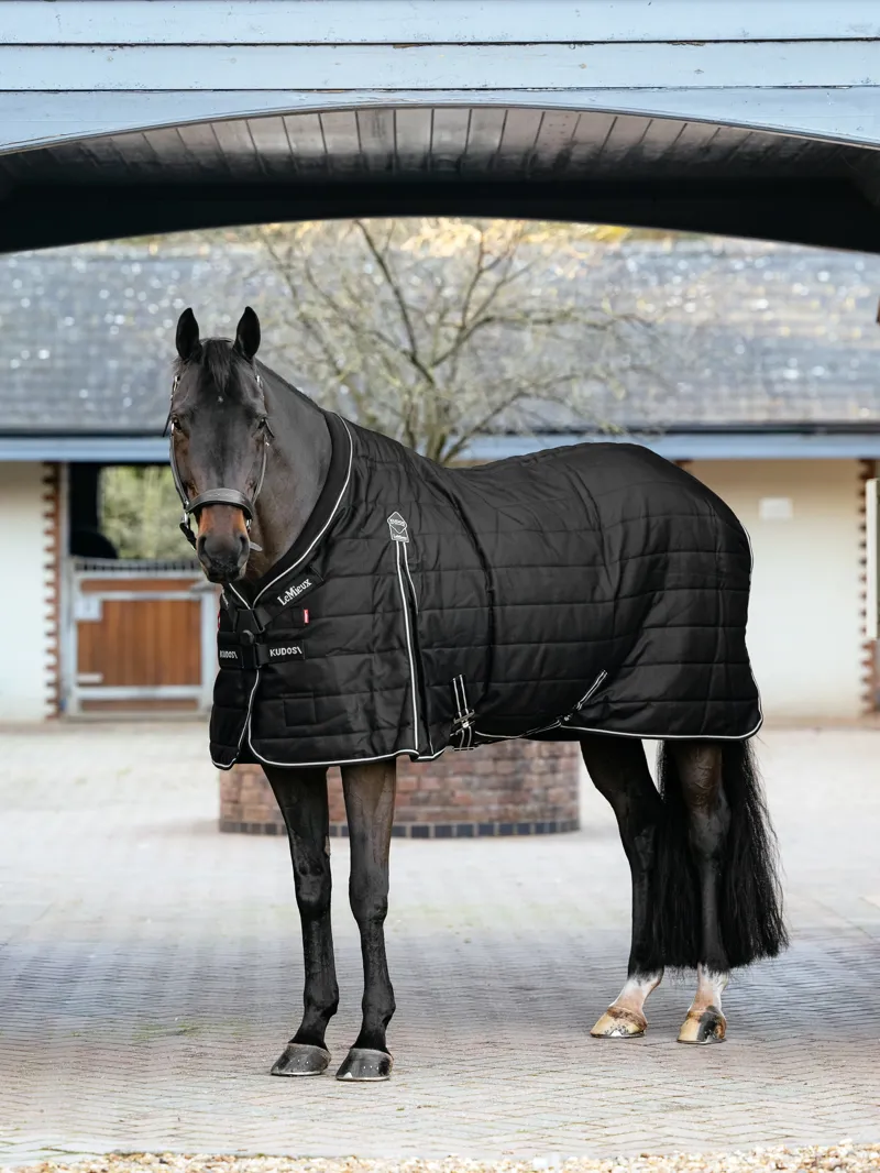 LeMieux Kudos ClimaCore Stable Rug with Neck 200g - Black-1