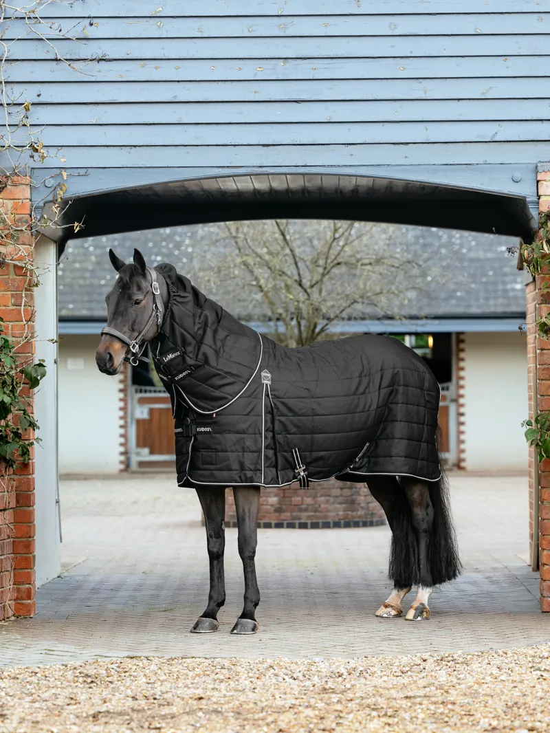 LeMieux Kudos ClimaCore Stable Rug with Neck 200g - Black-2