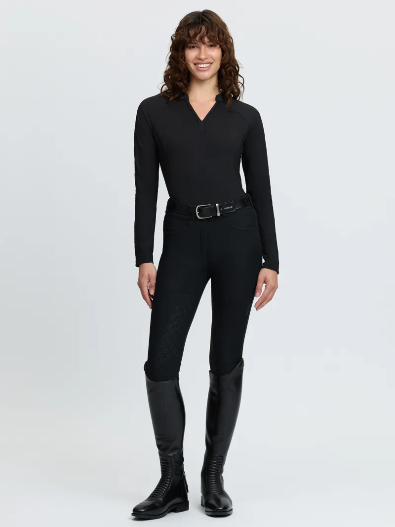 LeMieux Lisa Long Sleeve Base Layer - Black-7