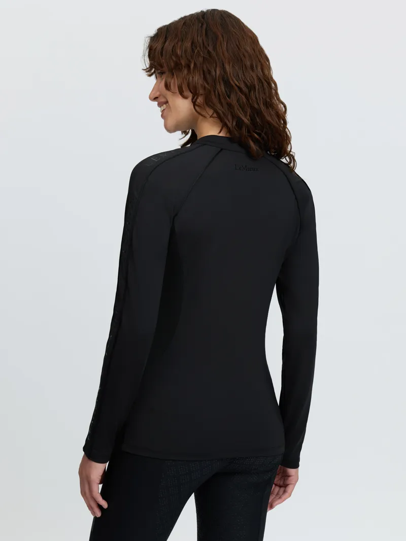 LeMieux Lisa Long Sleeve Base Layer - Black-3