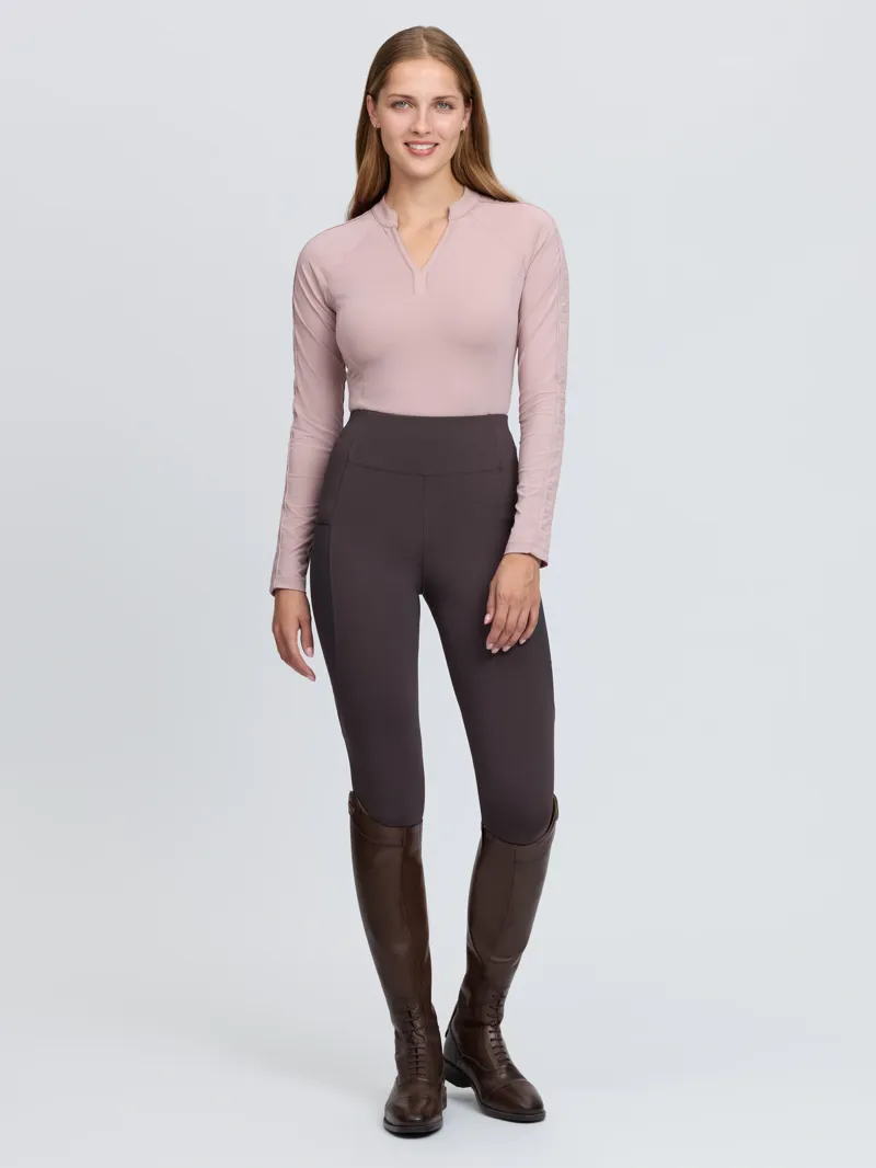 LeMieux Lisa Long Sleeve Base Layer - Wild Rose-6