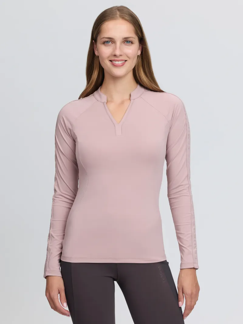 LeMieux Lisa Long Sleeve Base Layer - Wild Rose-2