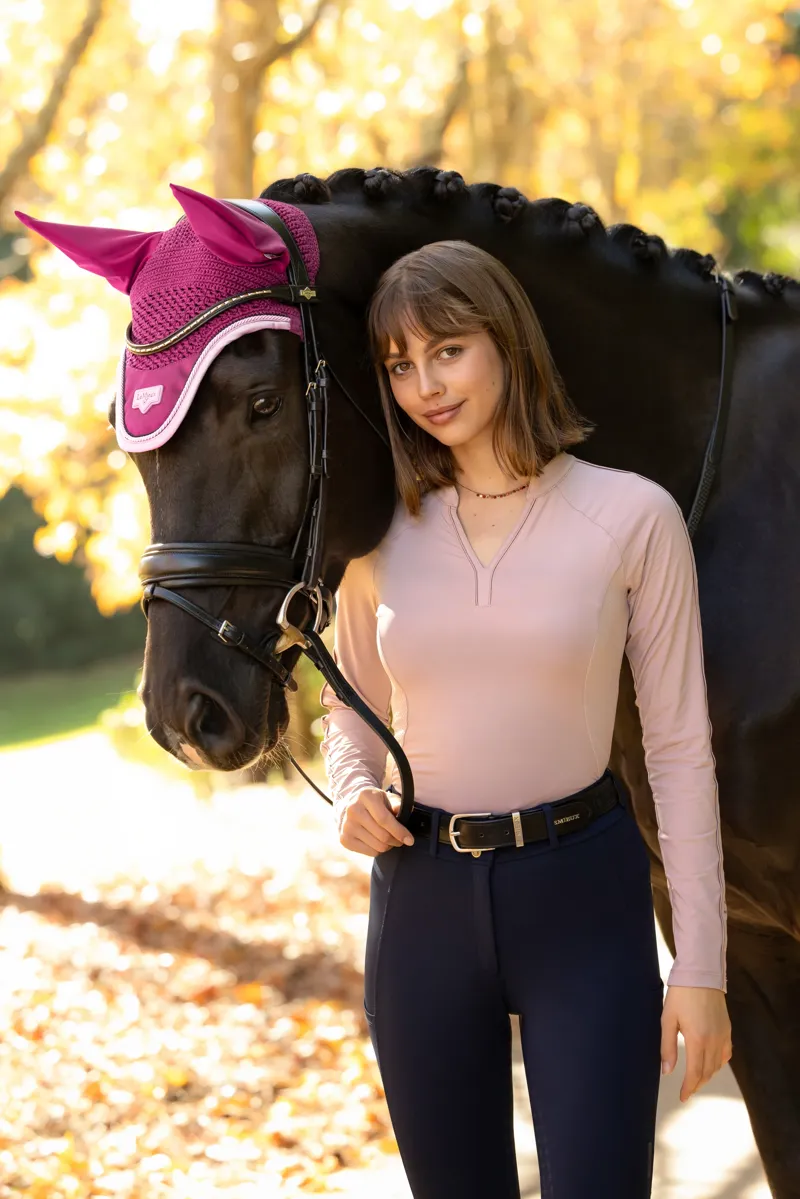 LeMieux Lisa Long Sleeve Base Layer - Wild Rose-8
