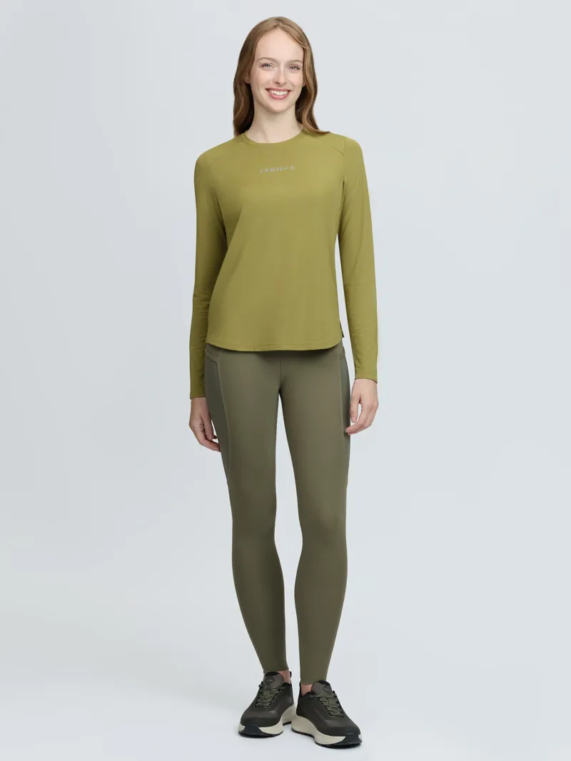 LeMieux Long Sleeve Sports Tee - Gooseberry-3