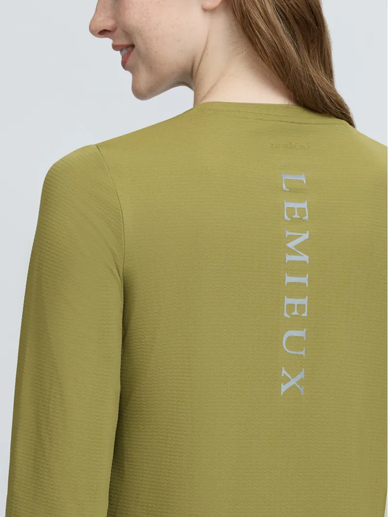LeMieux Long Sleeve Sports Tee - Gooseberry-4