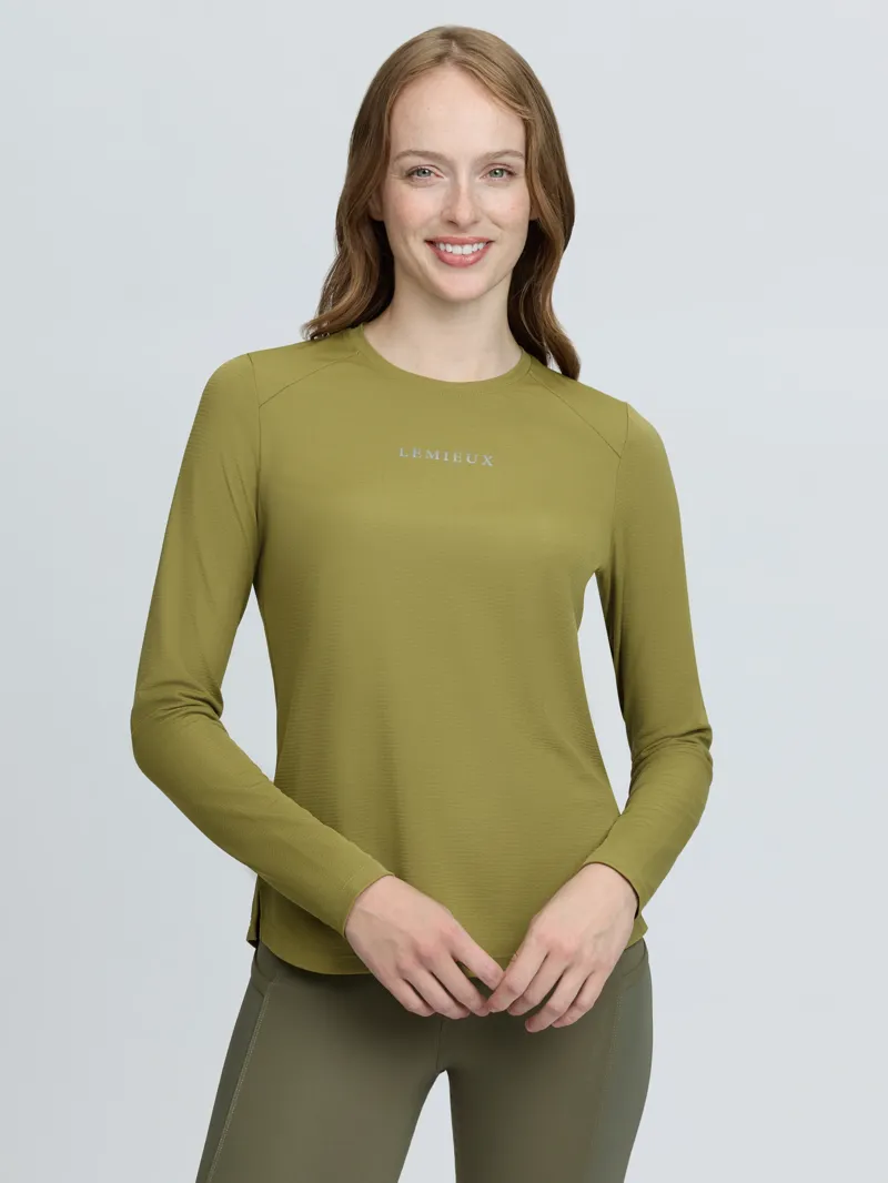 LeMieux Long Sleeve Sports Tee - Gooseberry
