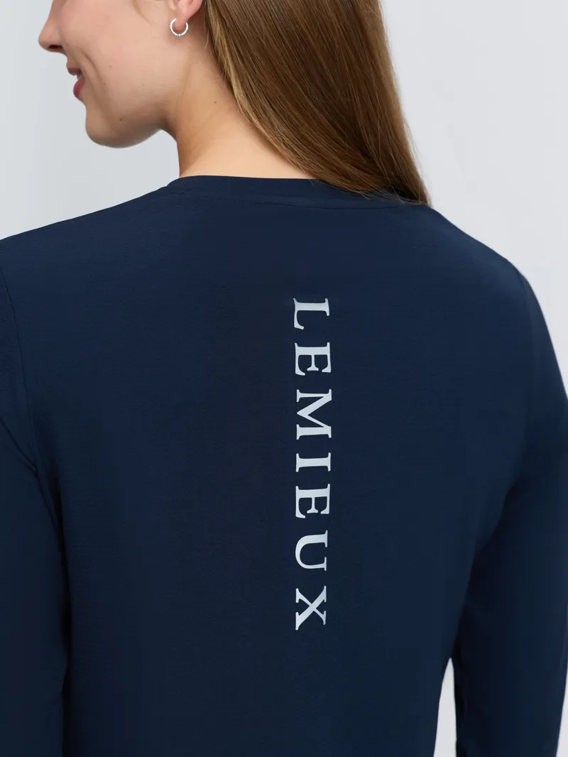 LeMieux Long Sleeve Sports Tee - Navy-6