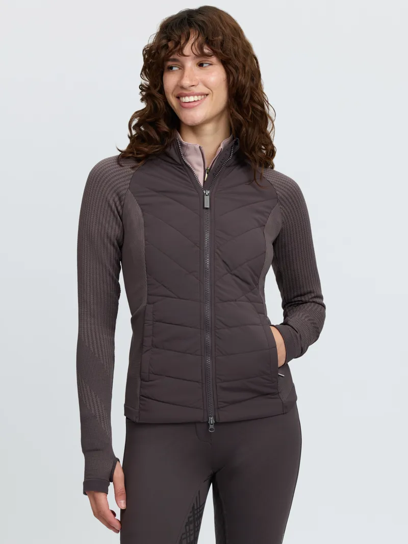 LeMieux Maddie Hybrid Jacket - Cocoa-1
