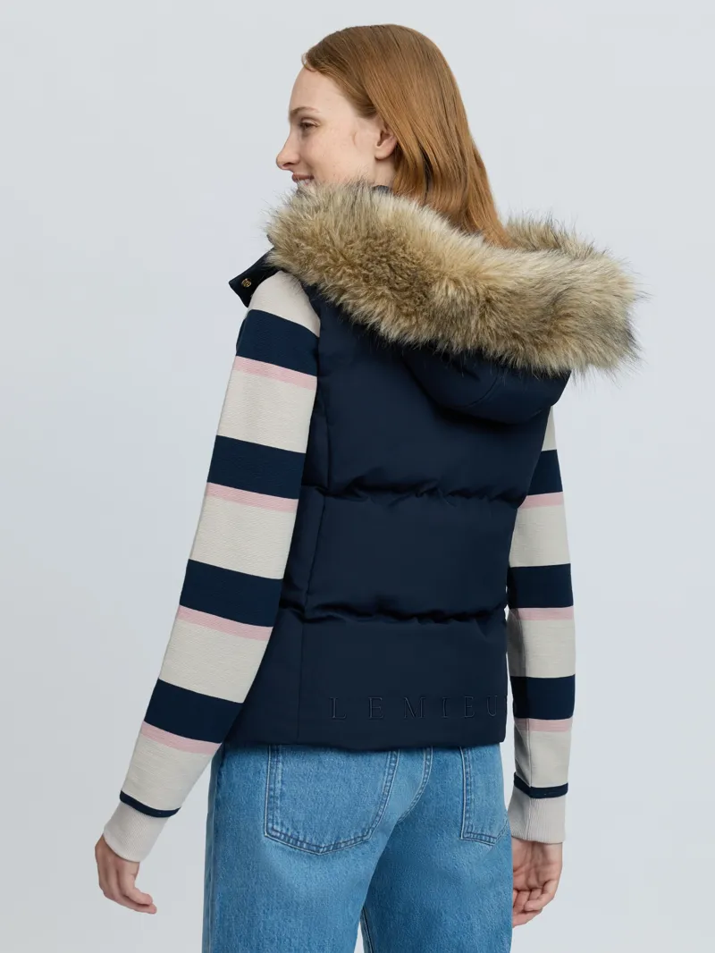 LeMieux Margot Hooded Gilet - Navy-2