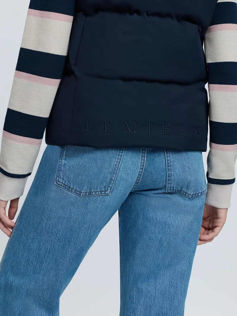 LeMieux Margot Hooded Gilet - Navy-5