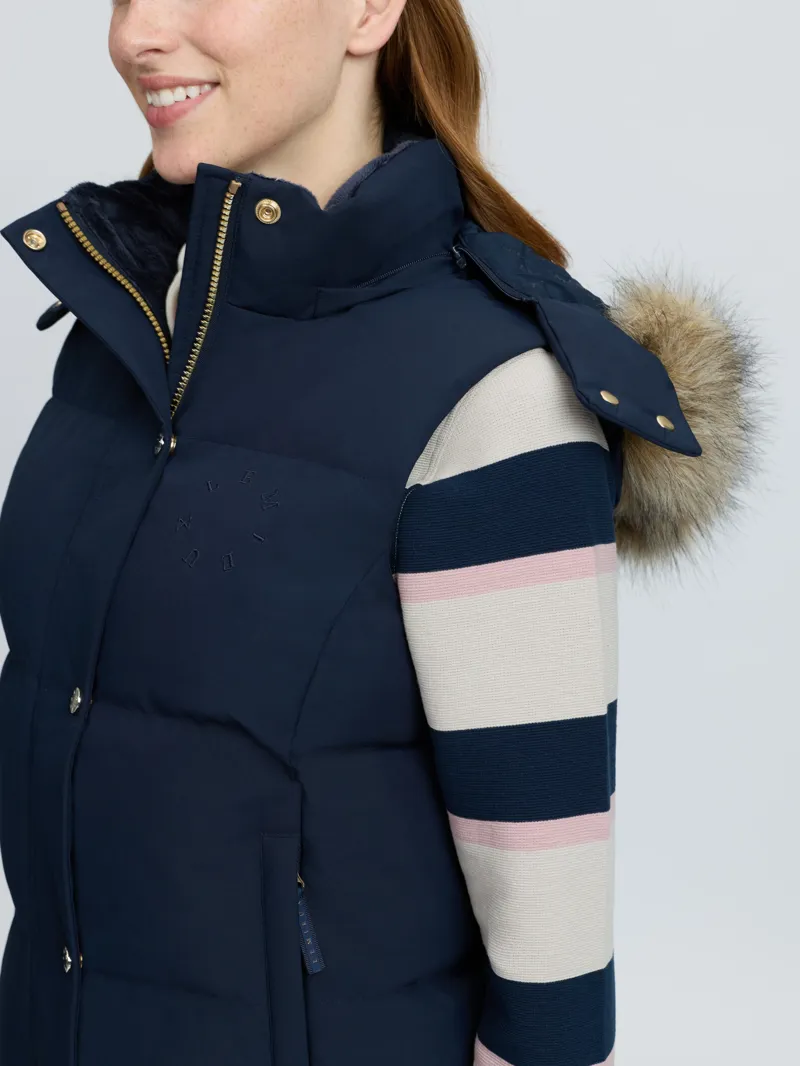 LeMieux Margot Hooded Gilet - Navy-6