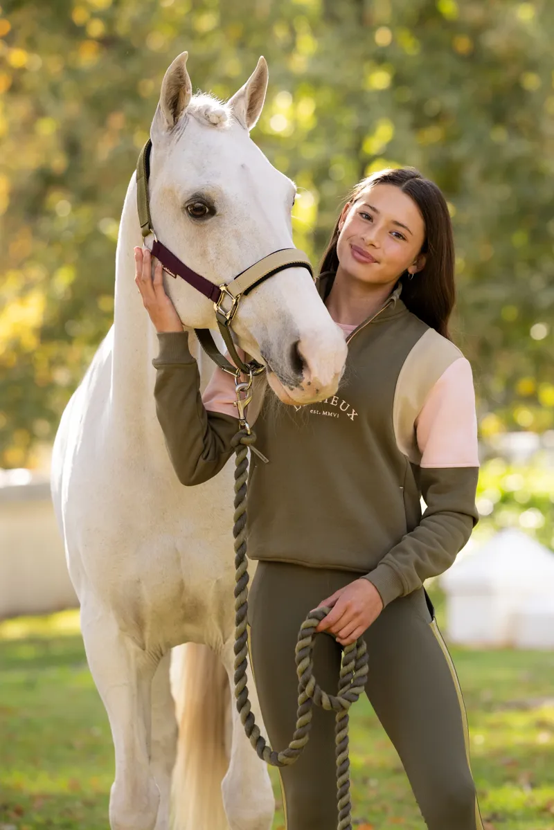 LeMieux Medley Headcollar - Spiced Earth/Petal/Aloe-2