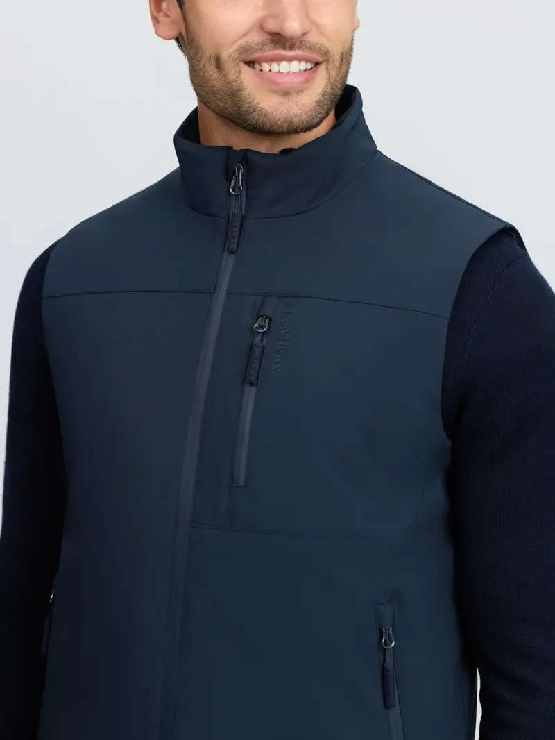 LeMieux Mens Midweight Insulated Gilet - Navy-4