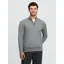 LeMieux Mens Quarter Zip Knit - Grey