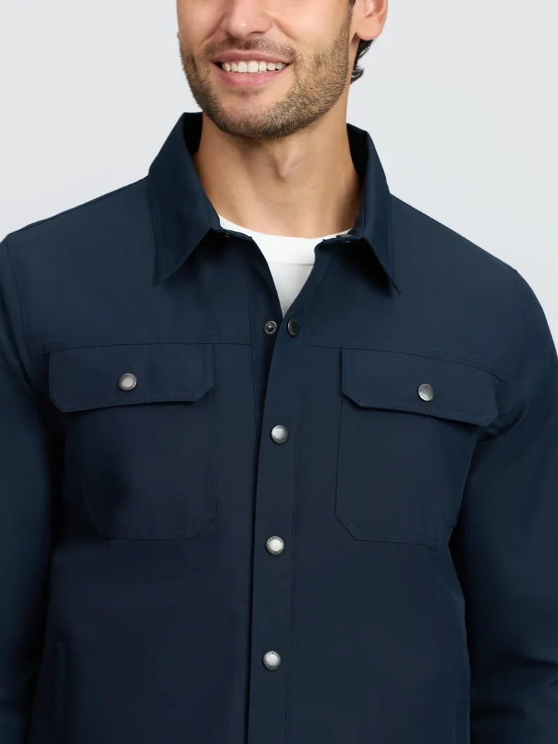 LeMieux Mens Showerproof Shacket - Navy-4