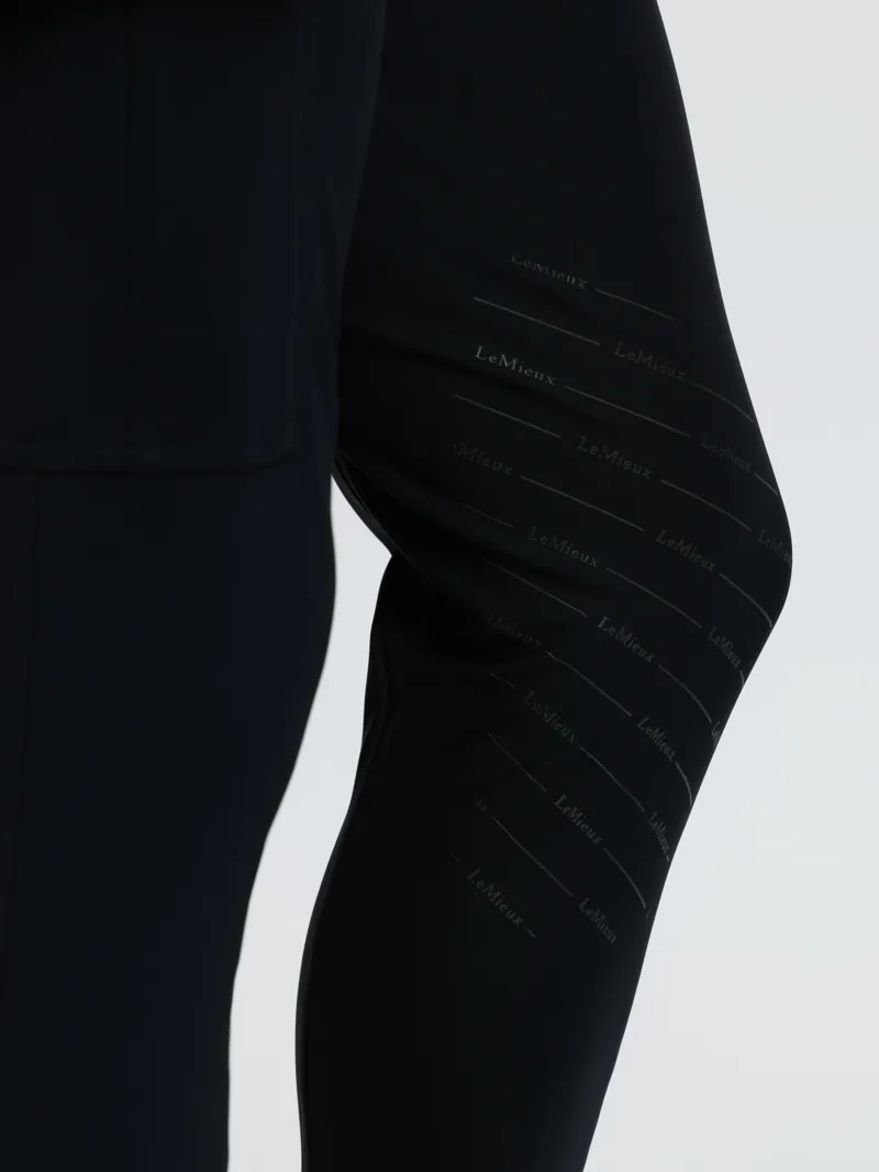 LeMieux Mens Stormwear Knee Grip Breeches - Black-3