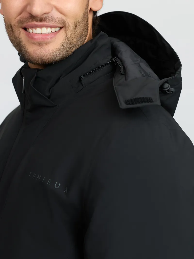 LeMieux Mens Waterproof Training Coat - Black-6