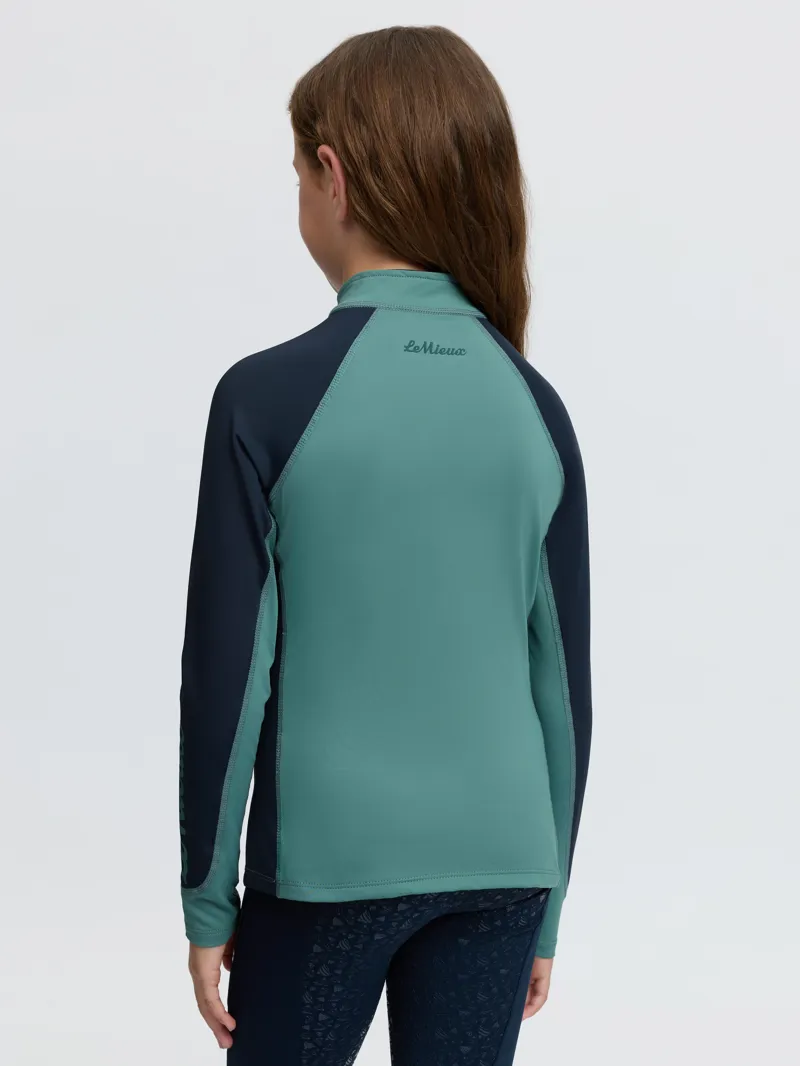 LeMieux Mini Base Layer - Navy/Aloe-1
