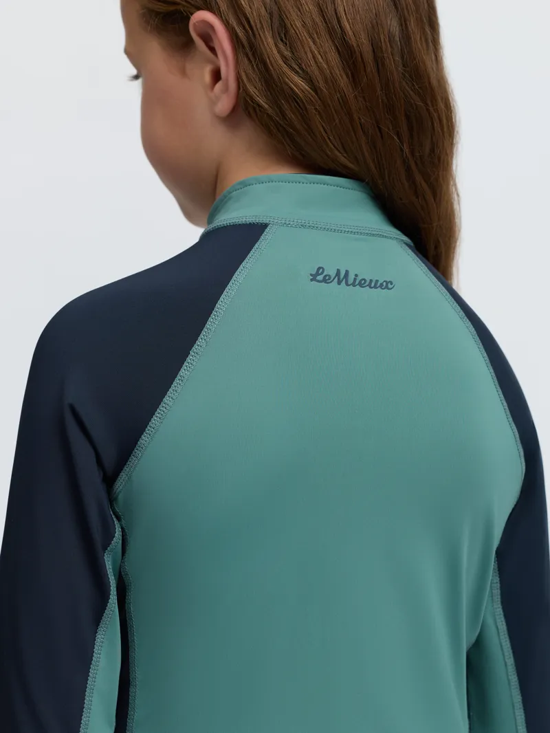 LeMieux Mini Base Layer - Navy/Aloe-2