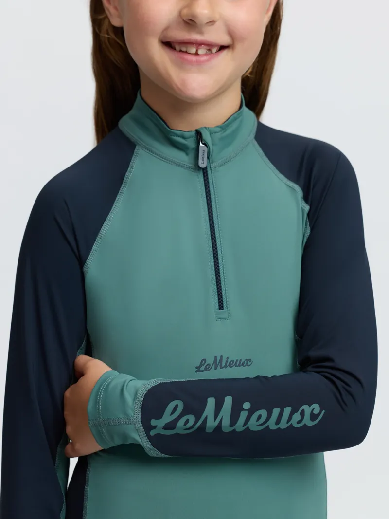 LeMieux Mini Base Layer - Navy/Aloe-3