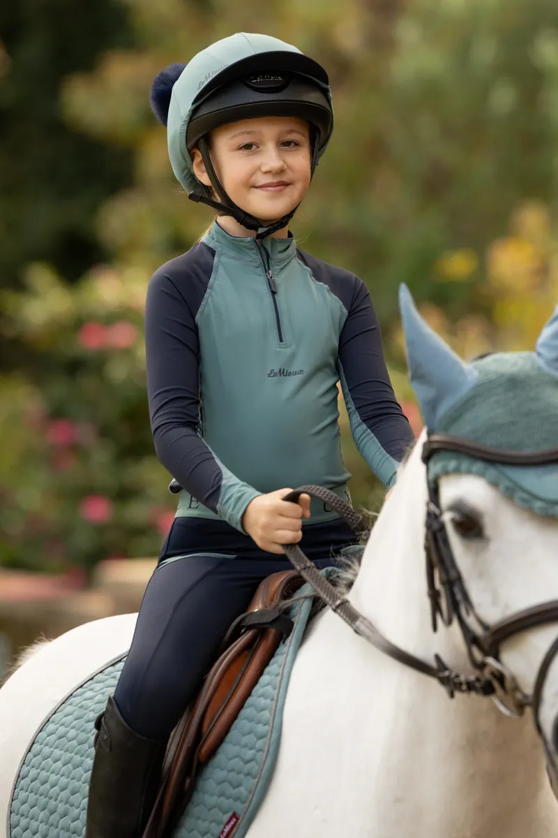 LeMieux Mini Base Layer - Navy/Aloe-6
