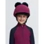 LeMieux Mini Double Pom Hat Silk - Blackberry