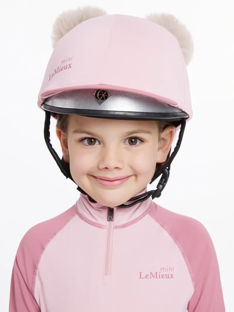 LeMieux Mini Double Pom Hat Silk - Blossom-2