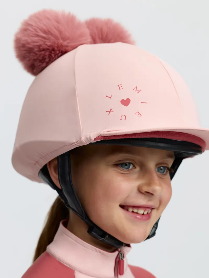 LeMieux Mini Double Pom Hat Silk - Petal