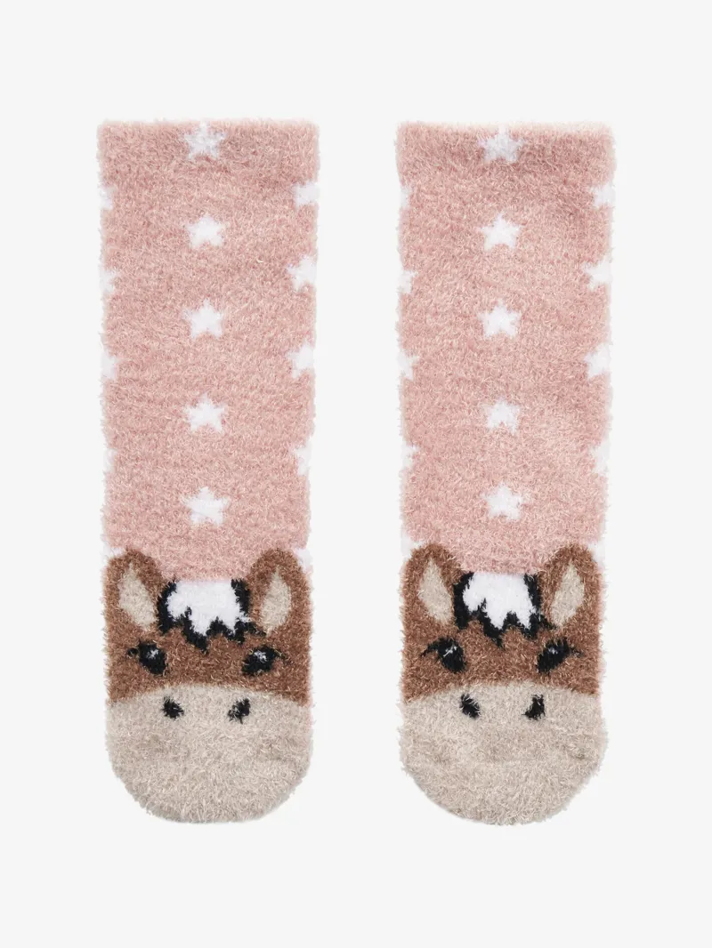 LeMieux Mini Fluffy Character Socks - Oskar-1