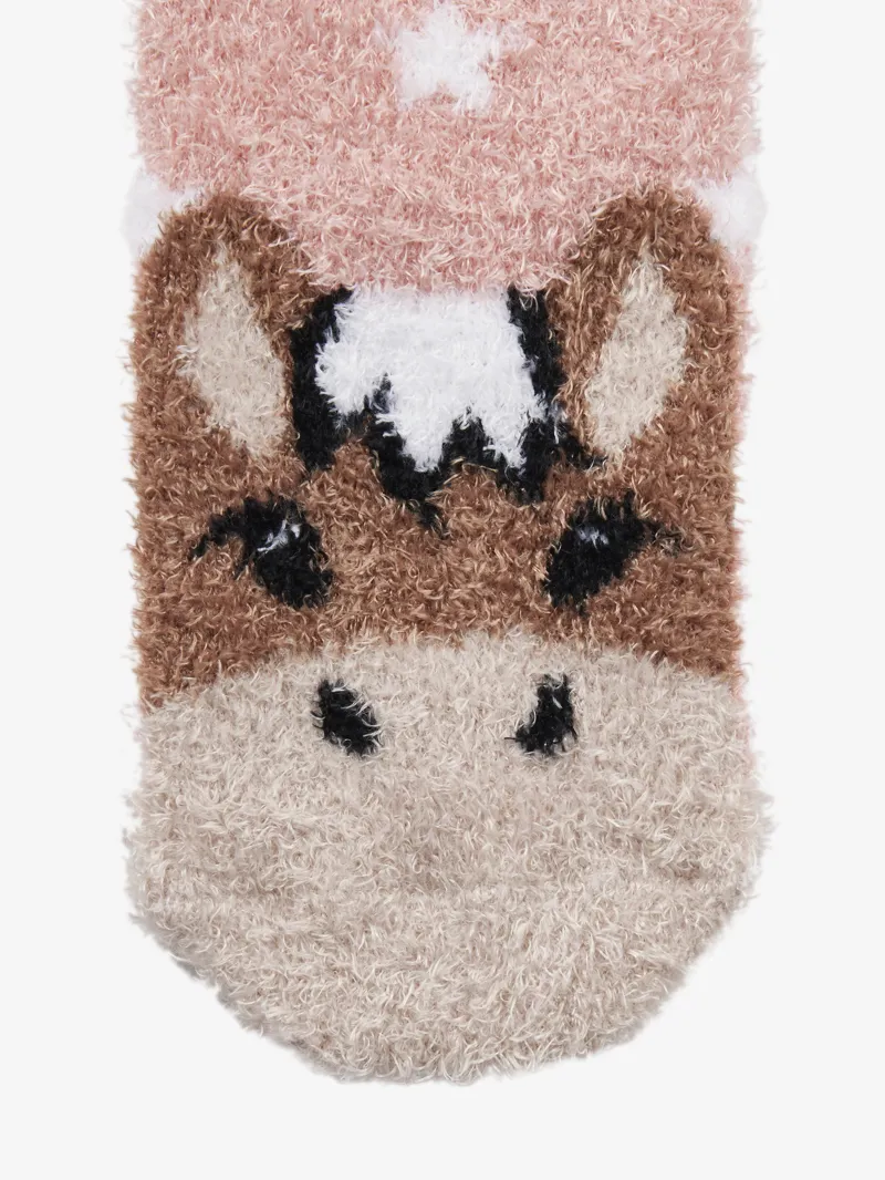 LeMieux Mini Fluffy Character Socks - Oskar-2