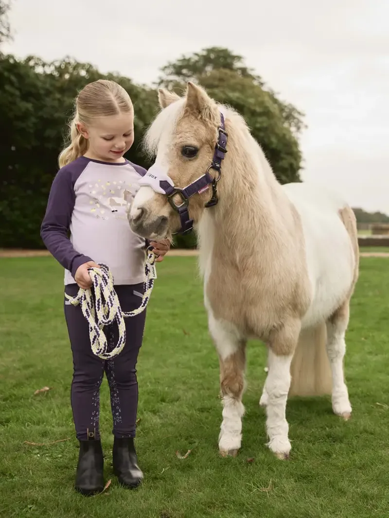 LeMieux Mini Jamie Lemon Long Sleeve Top - Lilac-5