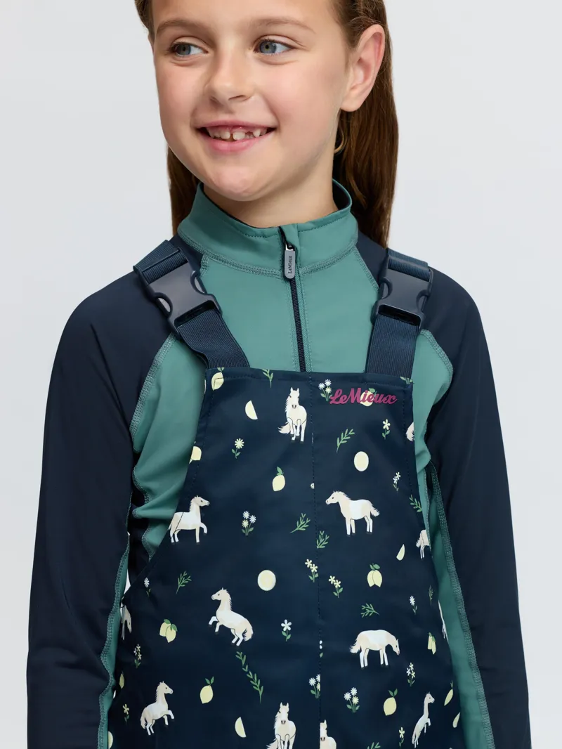 LeMieux Mini Pippin Splash Dungarees - Navy-3