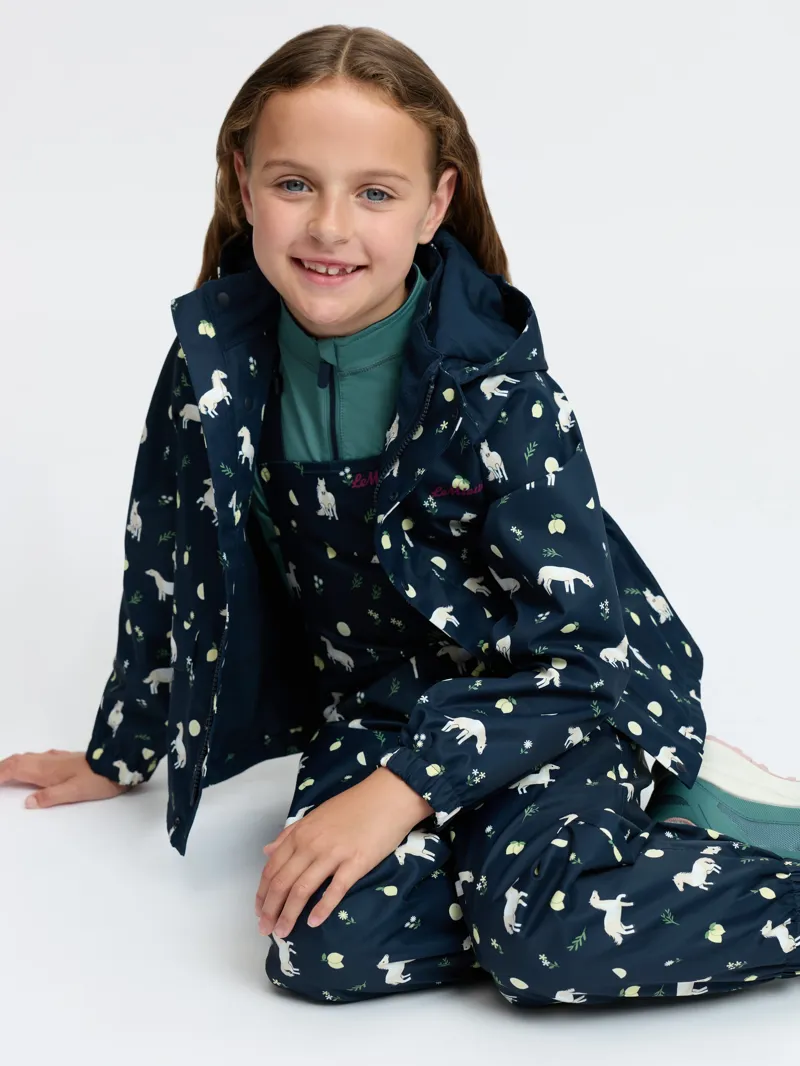 LeMieux Mini Pippin Splash Dungarees - Navy-4