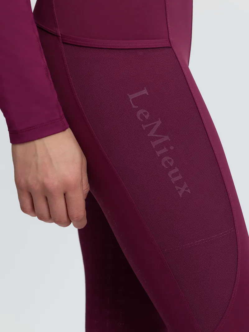 LeMieux Naomi Pull On Breeches - Blackberry-7