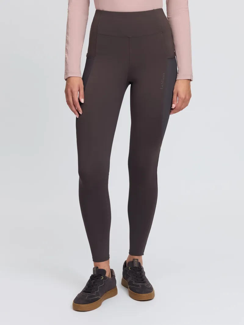 LeMieux Naomi Pull On Breeches - Cocoa-1