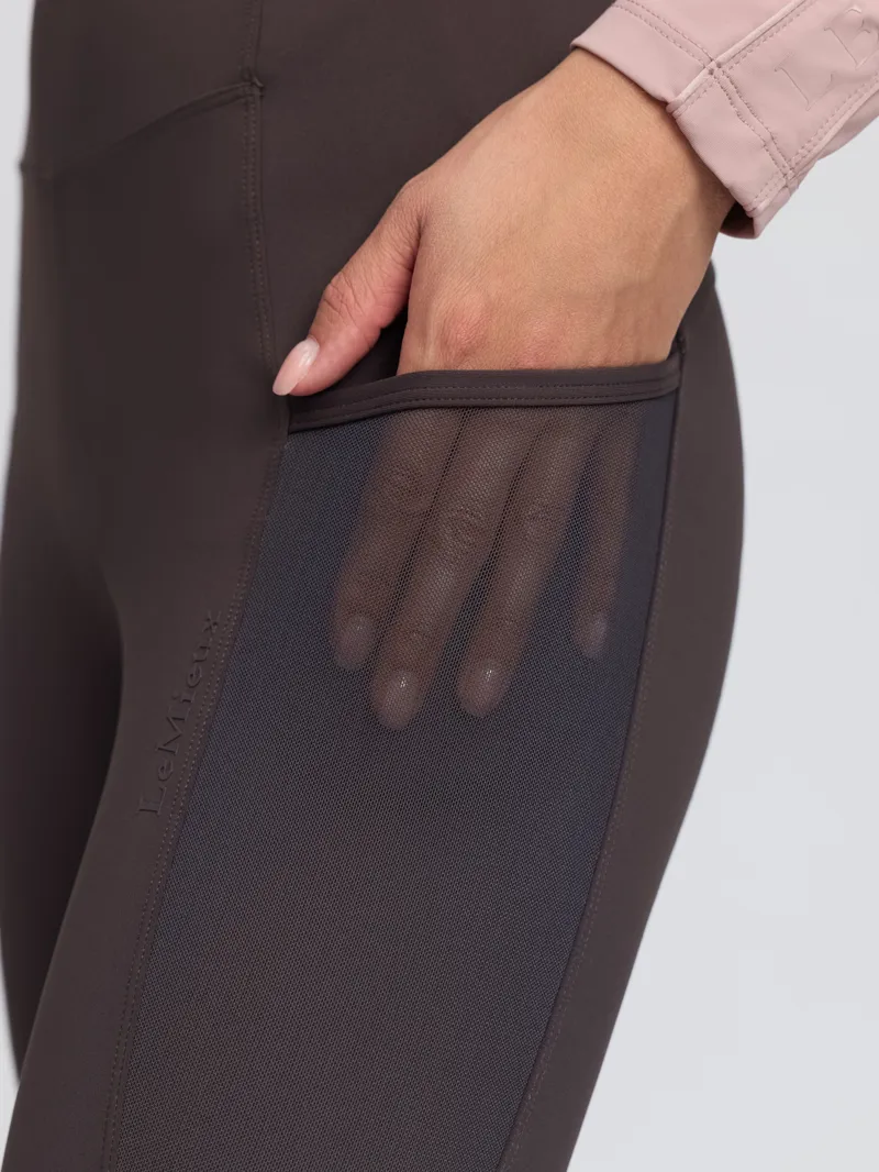 LeMieux Naomi Pull On Breeches - Cocoa-4