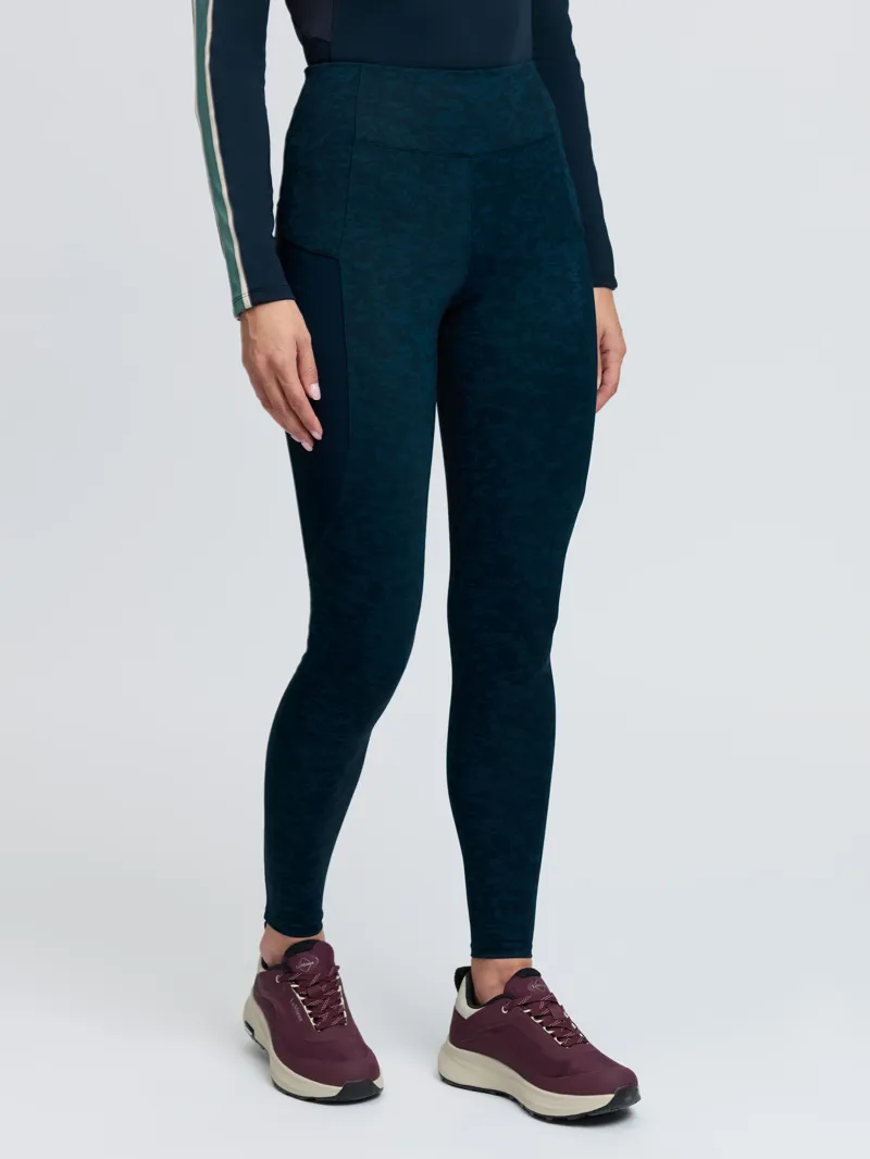 LeMieux Naomi Pull On Breeches Printed - Navy-1