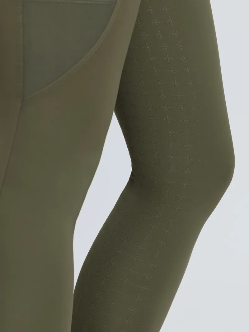 LeMieux Naomi Pull On Breeches - Willow Green-4