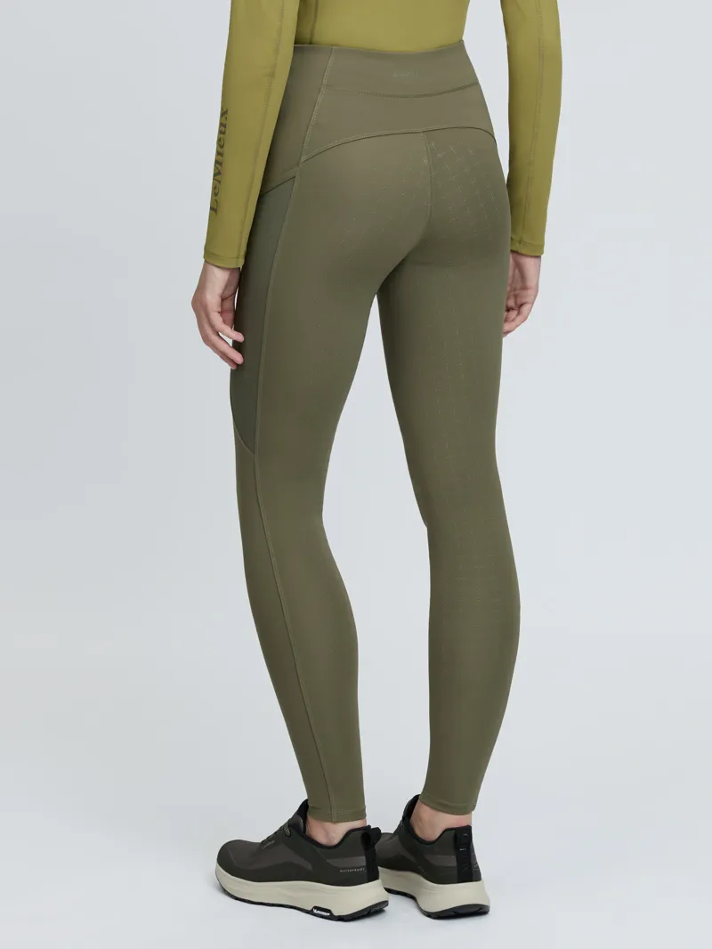 LeMieux Naomi Pull On Breeches - Willow Green-3