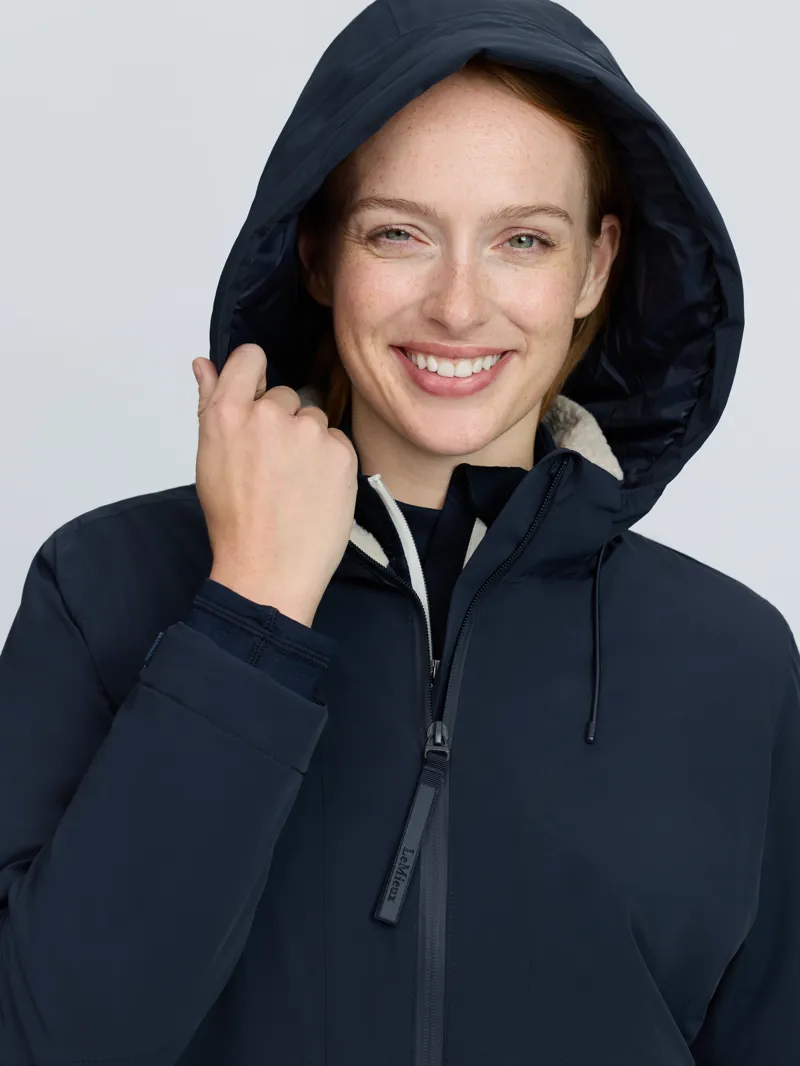 LeMieux Phoebe Half Zip Waterproof Anorak - Navy-5