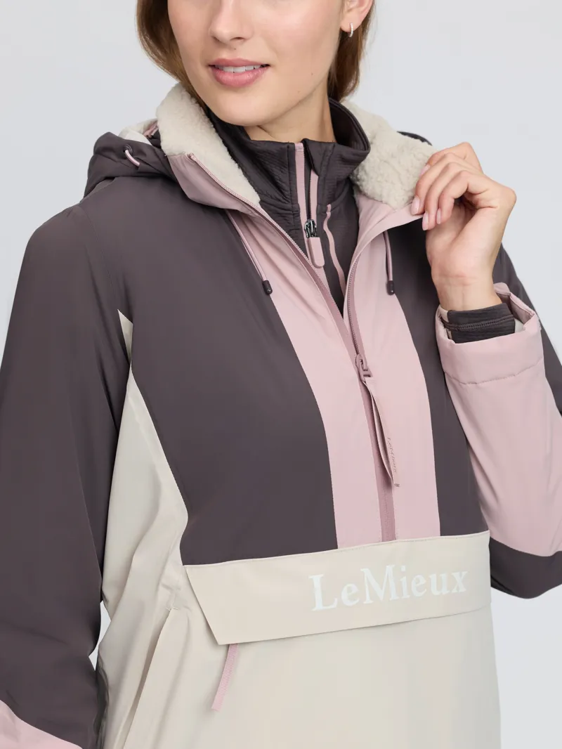 LeMieux Phoebe Half Zip Waterproof Anorak - Wild Rose-8