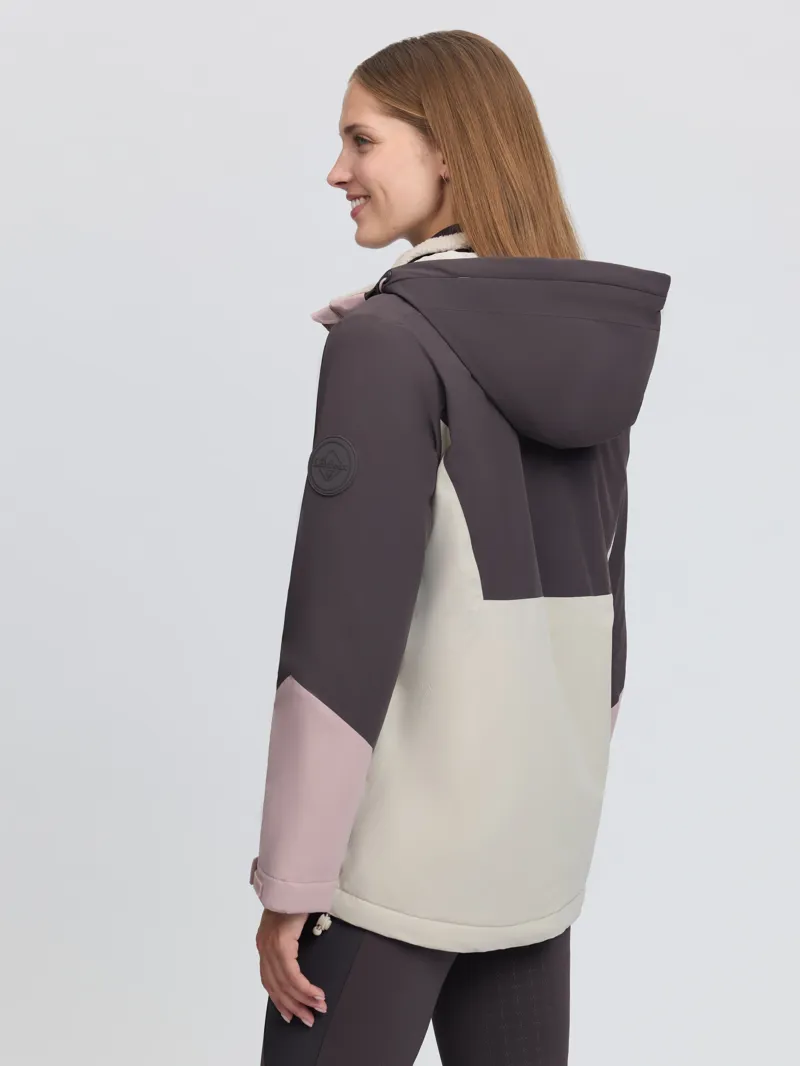 LeMieux Phoebe Half Zip Waterproof Anorak - Wild Rose-2
