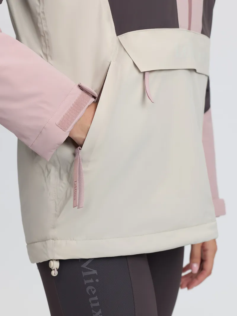 LeMieux Phoebe Half Zip Waterproof Anorak - Wild Rose-6