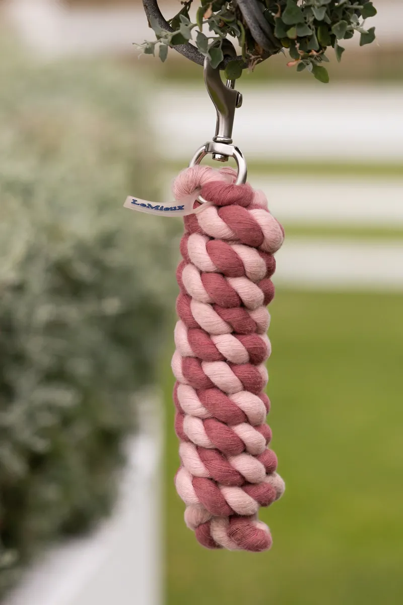 LeMieux Polycotton Leadrope - Spiced Earth/Petal-1