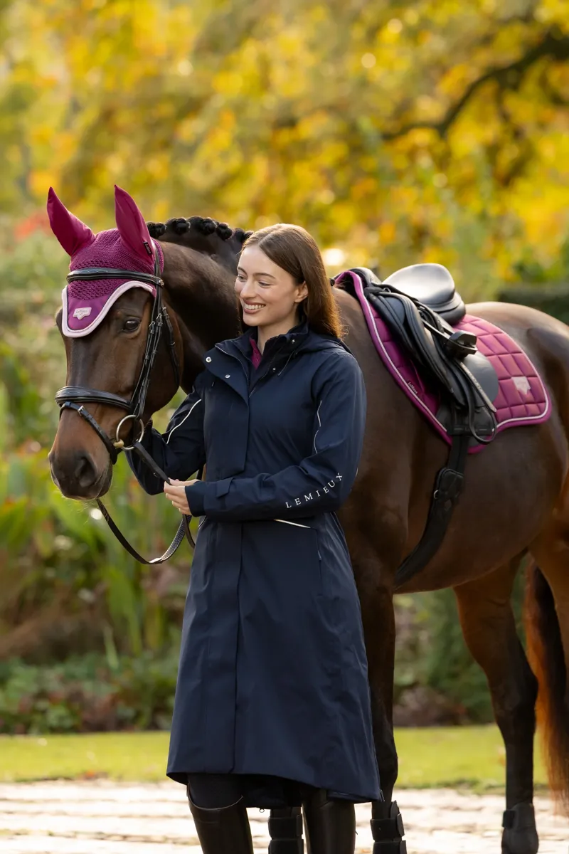 LeMieux Stormwear Performance Riding Coat - Navy-12